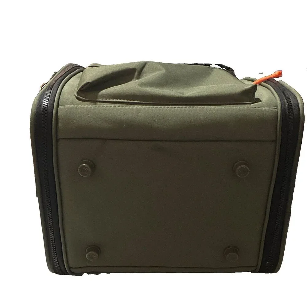 Top Paw All-Day Backpack Pet Carrier Dog Cat 25 lb Olive Green Travel Hiking